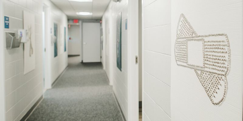 Health Center hallway