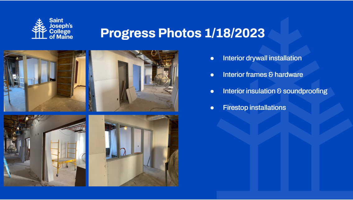 Center for Nursing Innovation progress details and photos