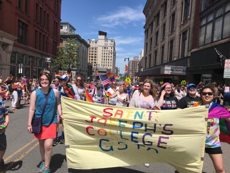 students march for Pride Festival
