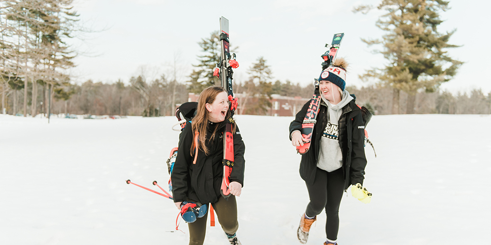 Saint Joseph's College of Maine is in a four-season recreation area.