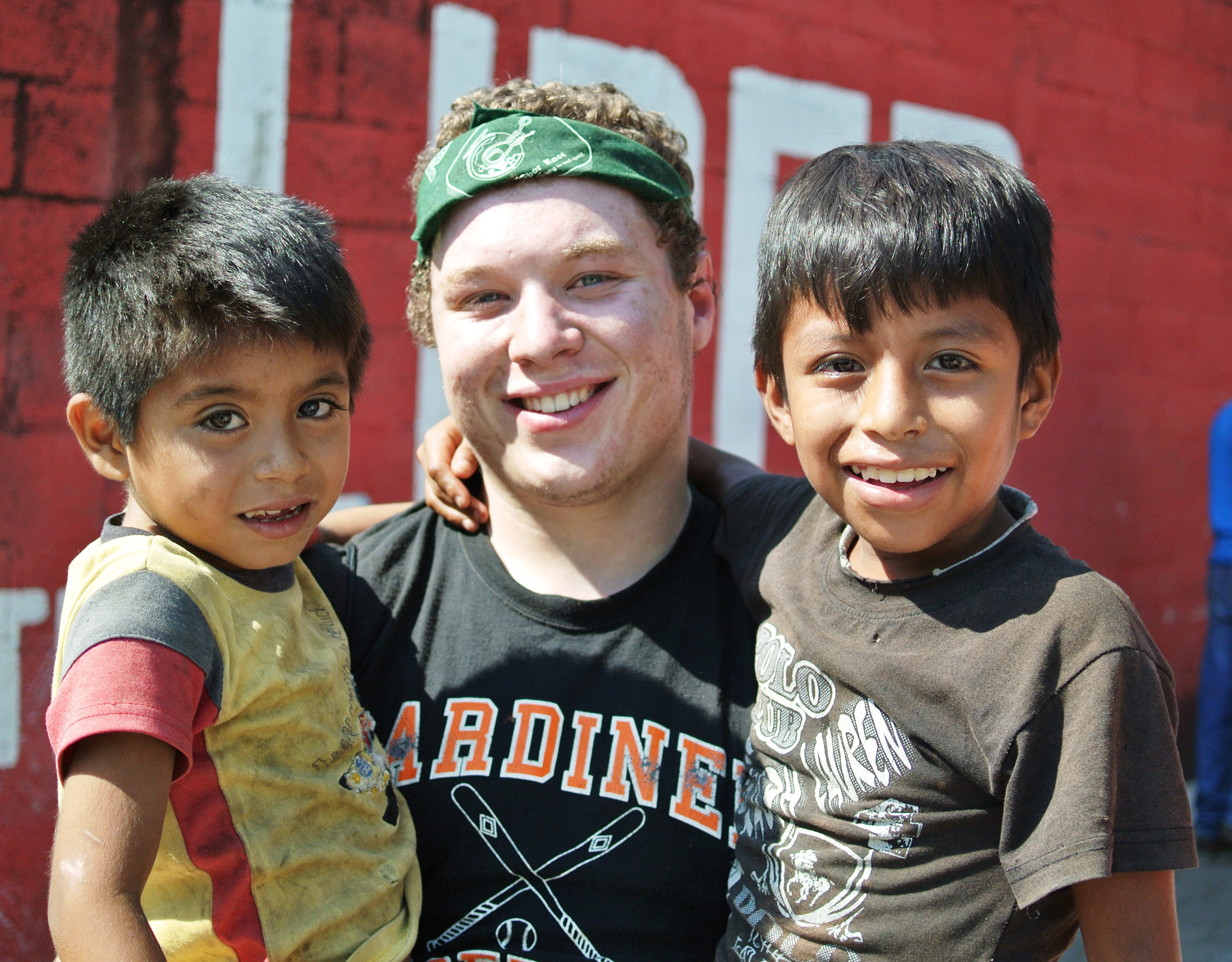 Students participate in service trip to Guatemala.