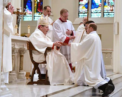 kevin upham ordination with bishop deeley