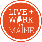 Live + Work in Maine logo