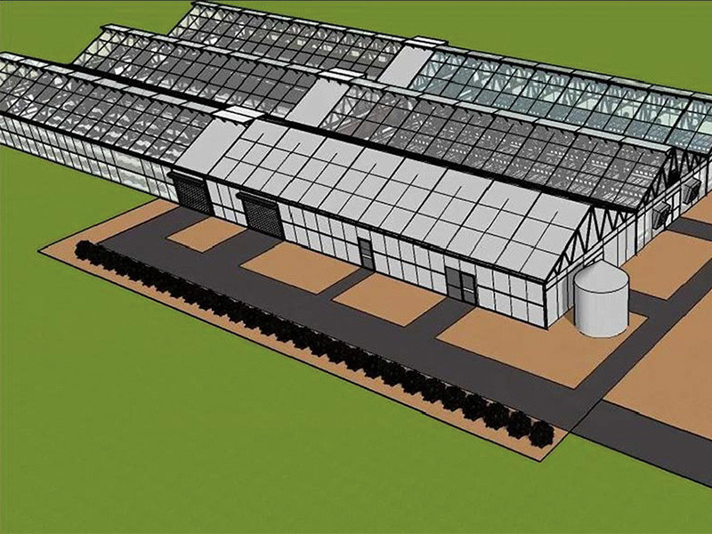 Diagram of proposed greenhouse