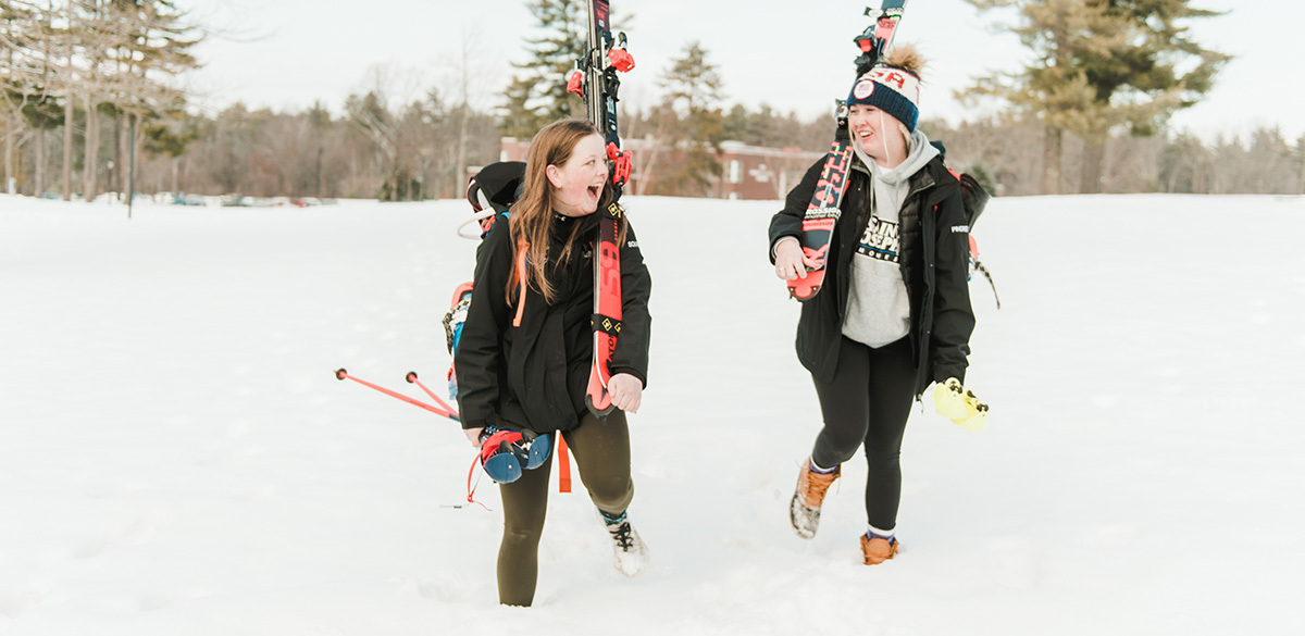 Students headed skiing