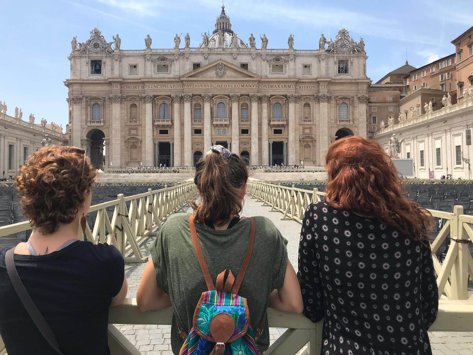 Theology students visit St Peter's Square