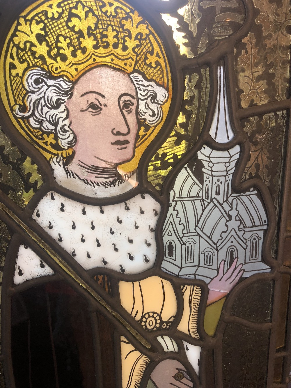 Saint John the Evangelist stained glass window